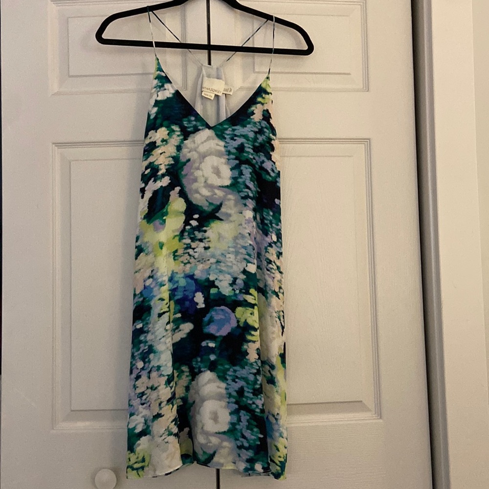 Cynthia Rowley Silk Watercolor Dress